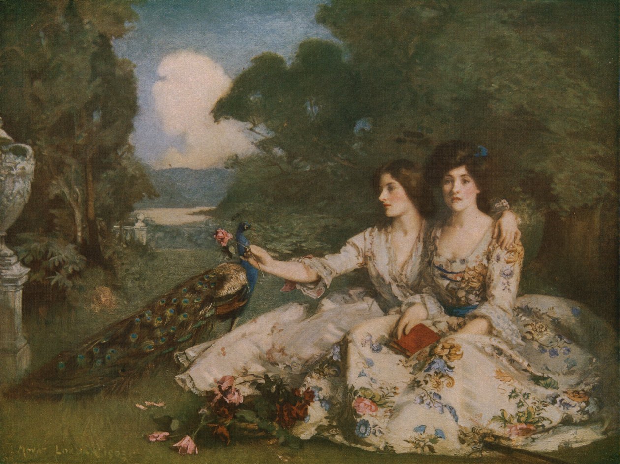 Ak, foråret skulle forsvinde med rosen, 1903, c1930. af William Mouat Loudan