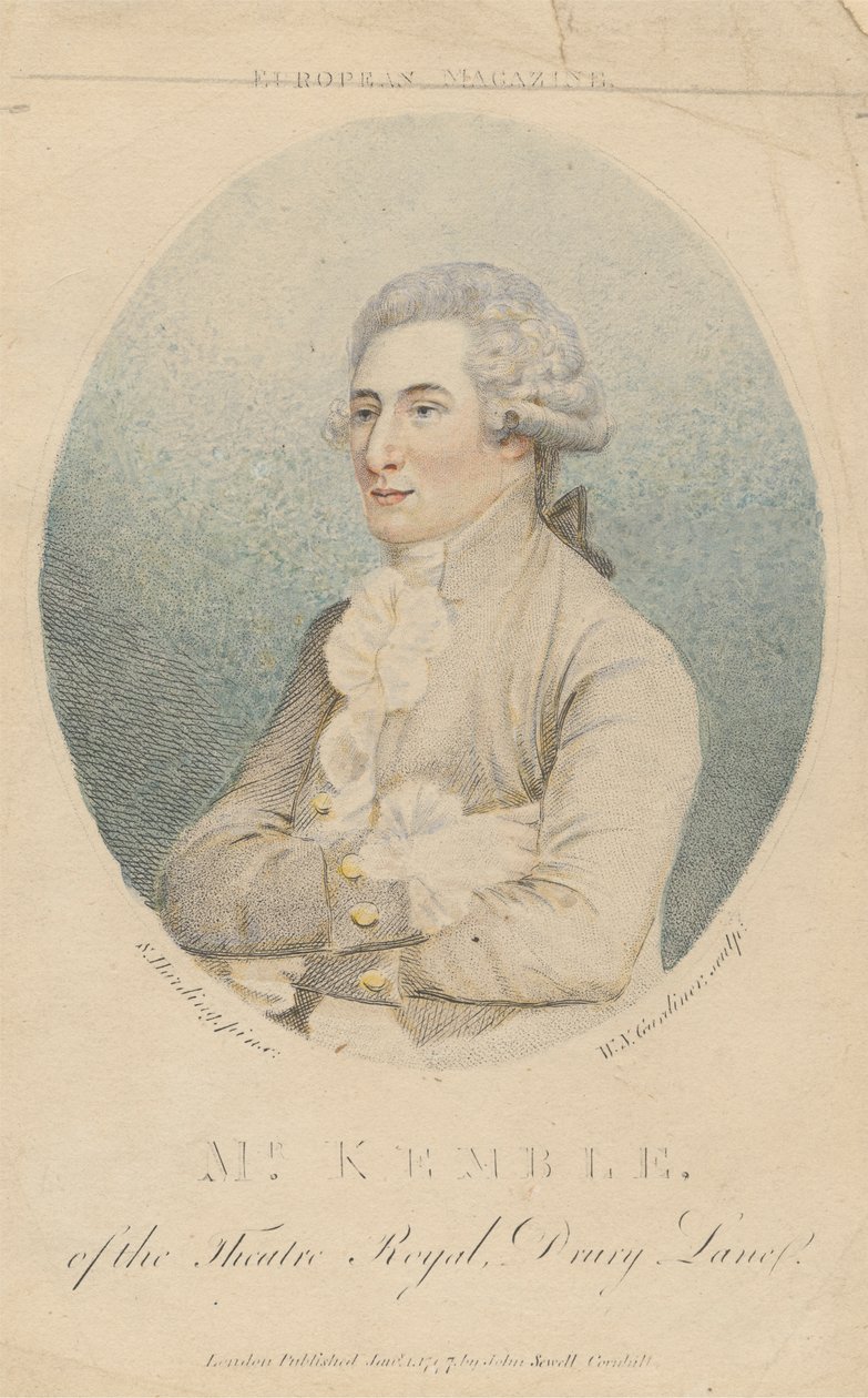 Mr. Kemble, fra Theatre Royal, Drury Lane af William Nelson Gardiner