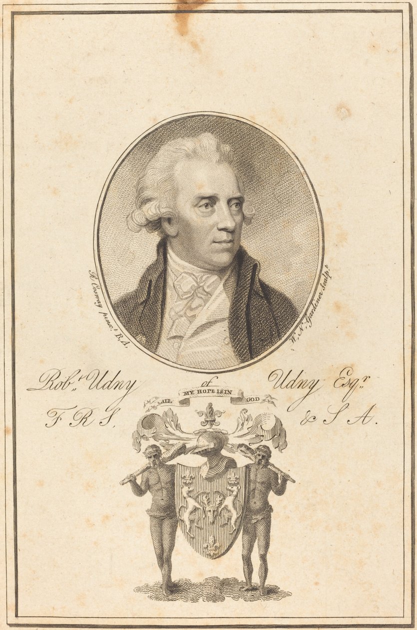Robert Undy af William Nelson Gardiner after Richard Cosway