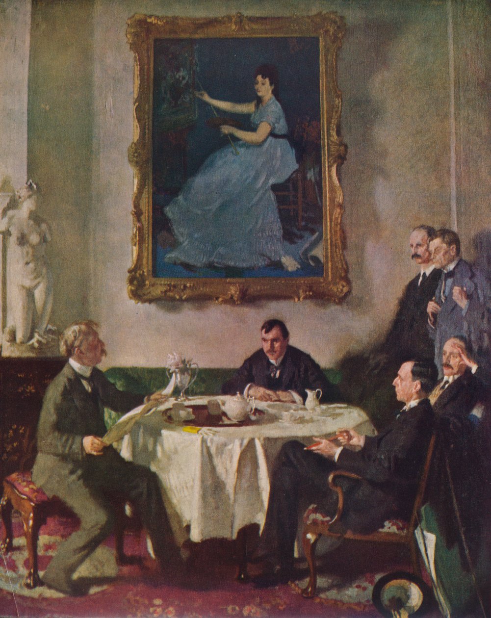 Hyldest til Manet, 1909 1935 af William Newenham Montague Orpen