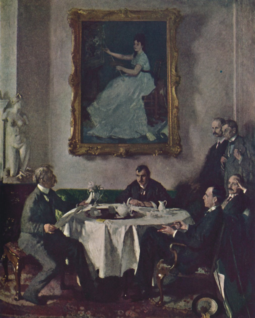 Hyldest til Manet, 1909, c1950. af William Newenham Montague Orpen