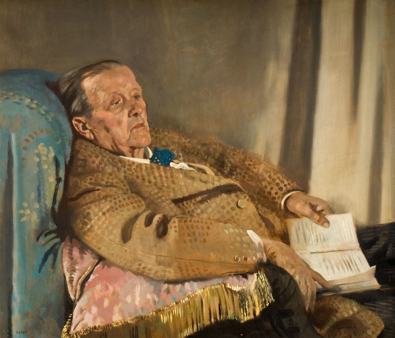 Portræt af Sir Edwin Ray Lankester 1847-1929, 1928. af William Newenham Montague Orpen