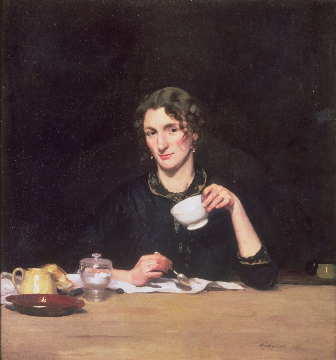 En dame til morgenmad eller Le Dejeuner de Marie af William Nicholson