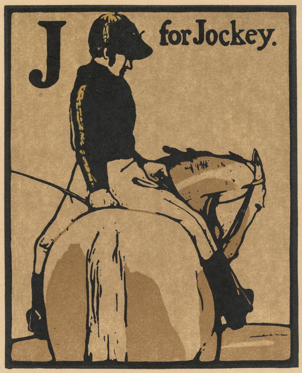 An Almanac of Tolv Sports: J for Jockey af William Nicholson