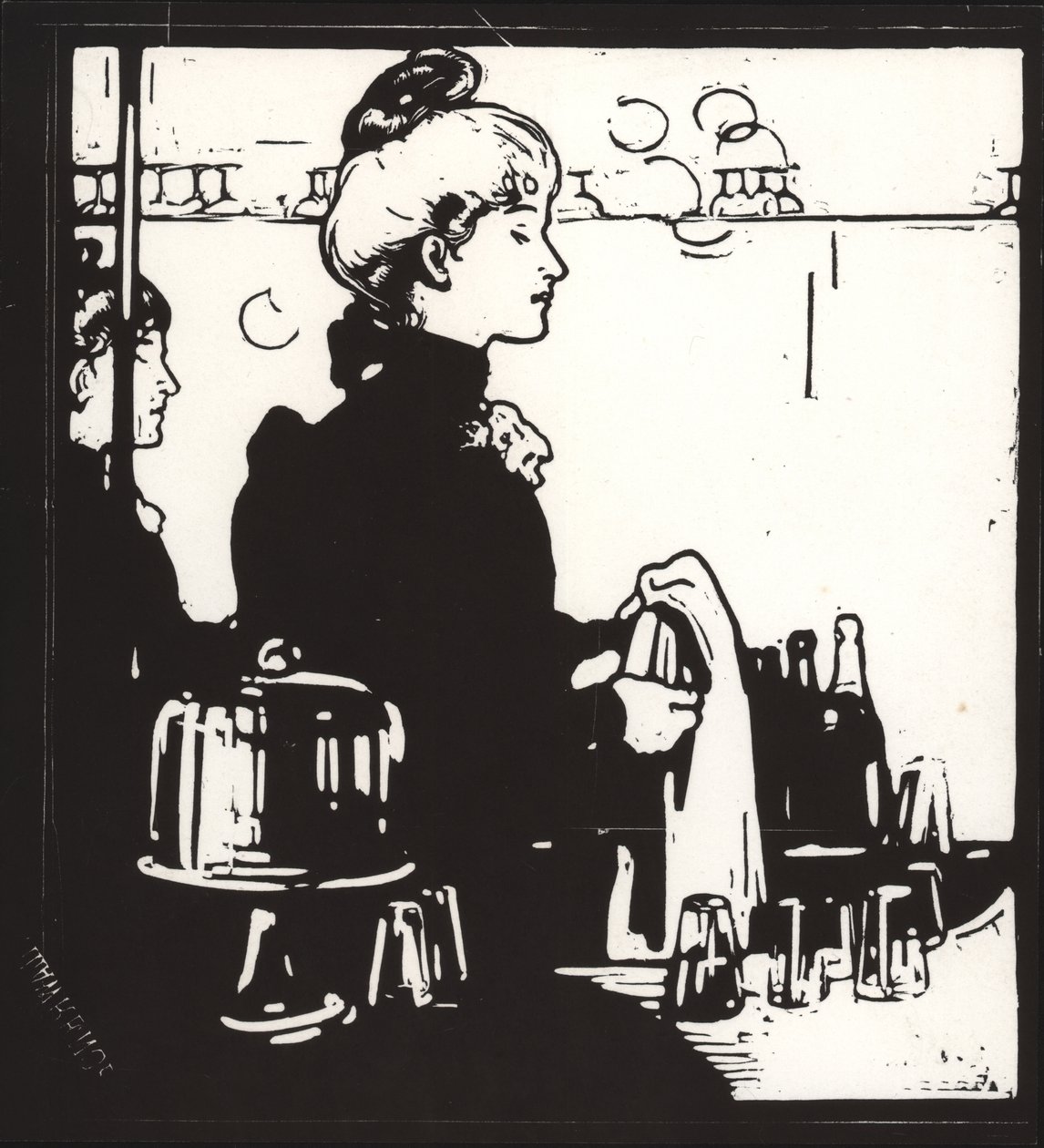 Barpige (enhver bar) af William Nicholson