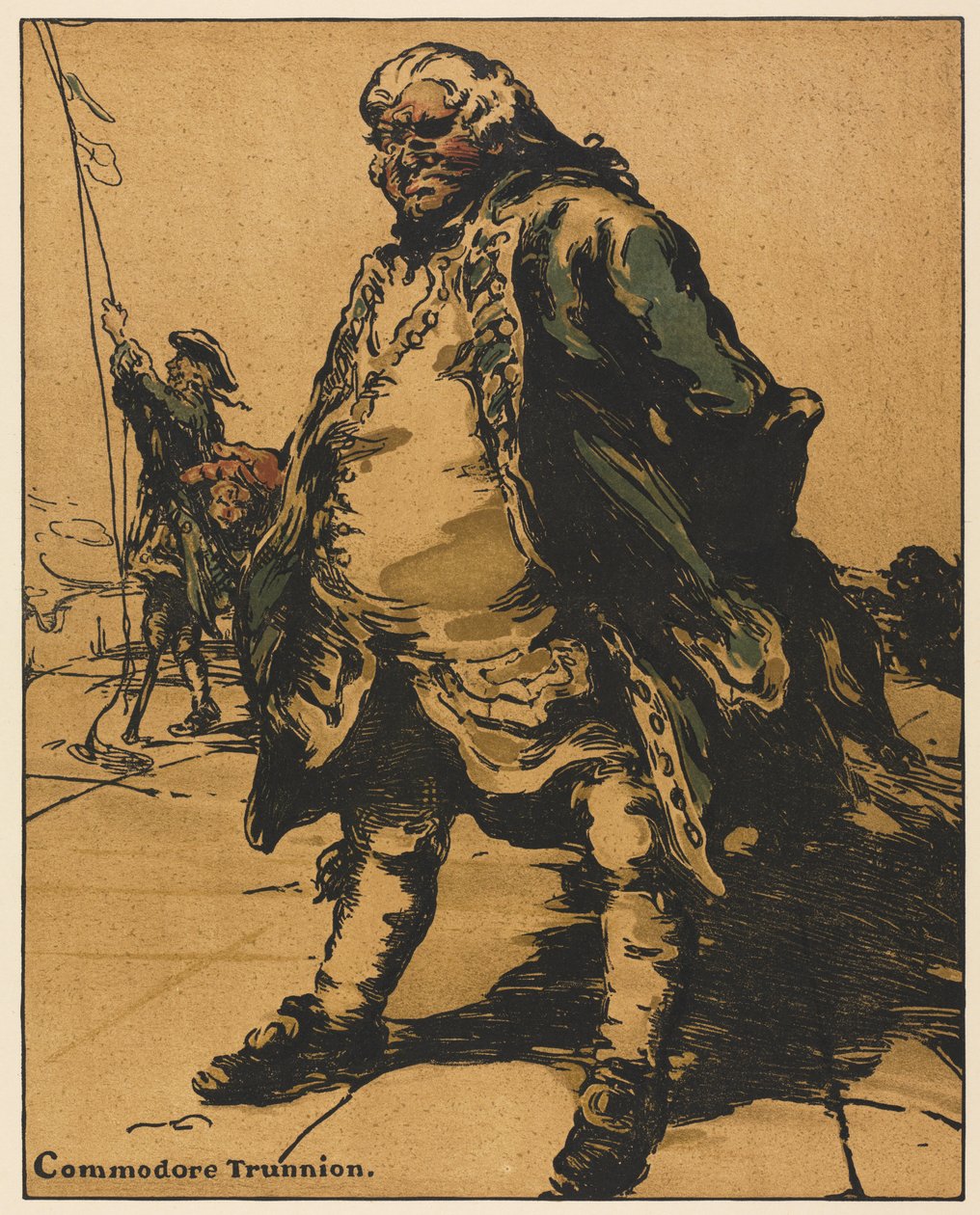 Romantikkens karakterer: Commodore Trunnion af William Nicholson