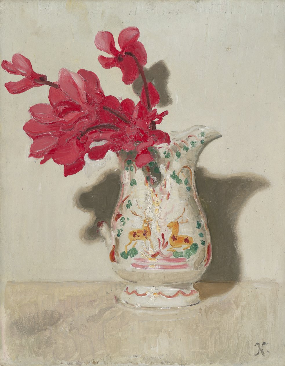 Cyclamen, ca. 1937 (olie på panel) af William Nicholson