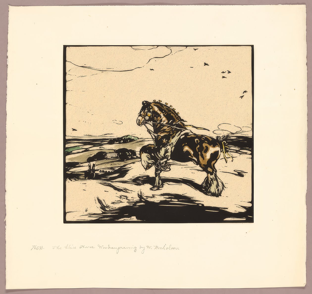 Shire-hesten af William Nicholson