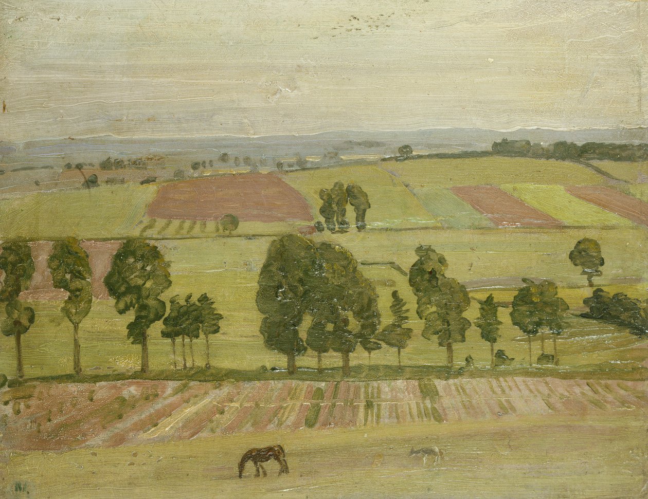 Glastonbury Plain af William Nicholson