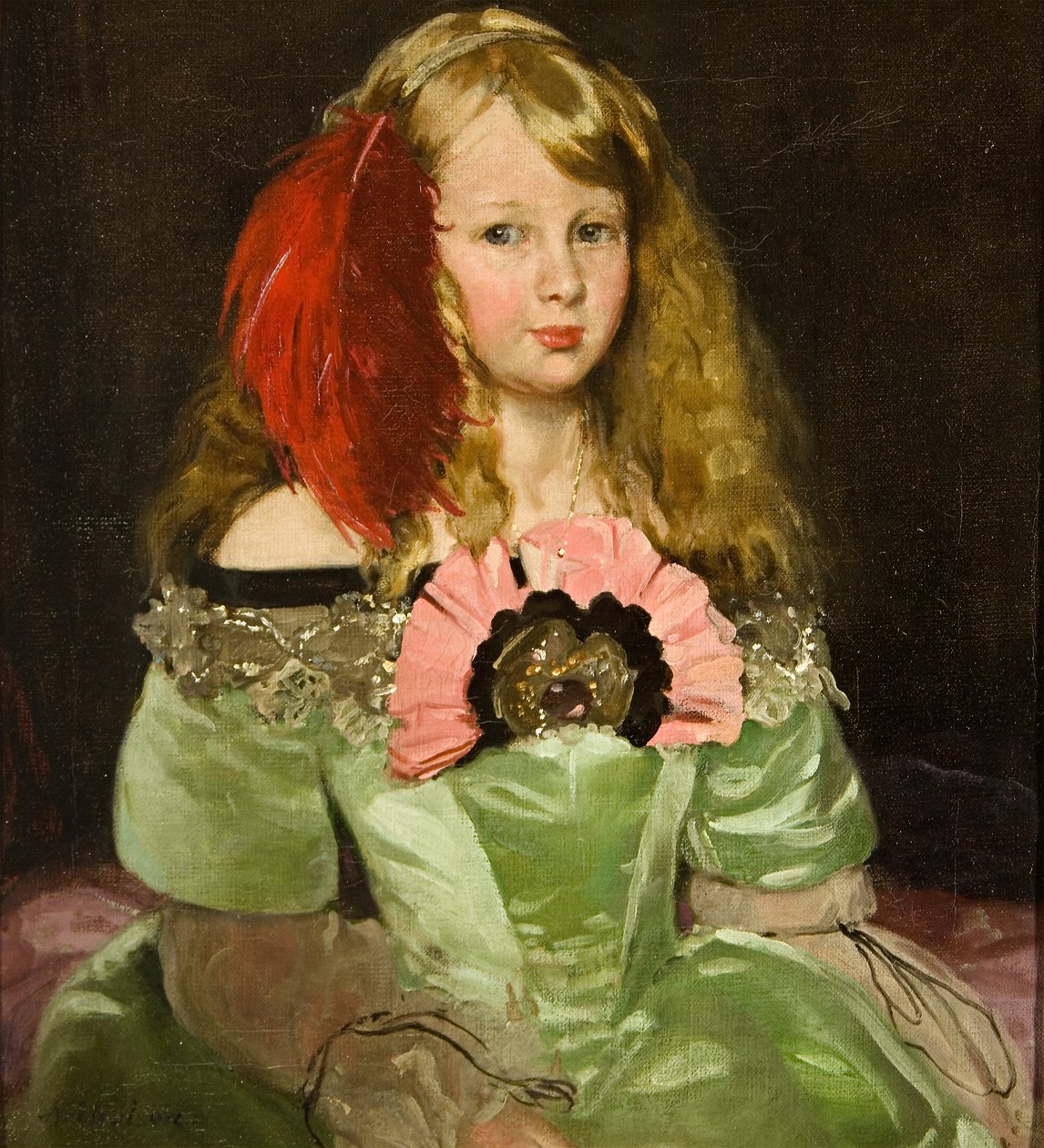 Jennie the Infanta af William Nicholson
