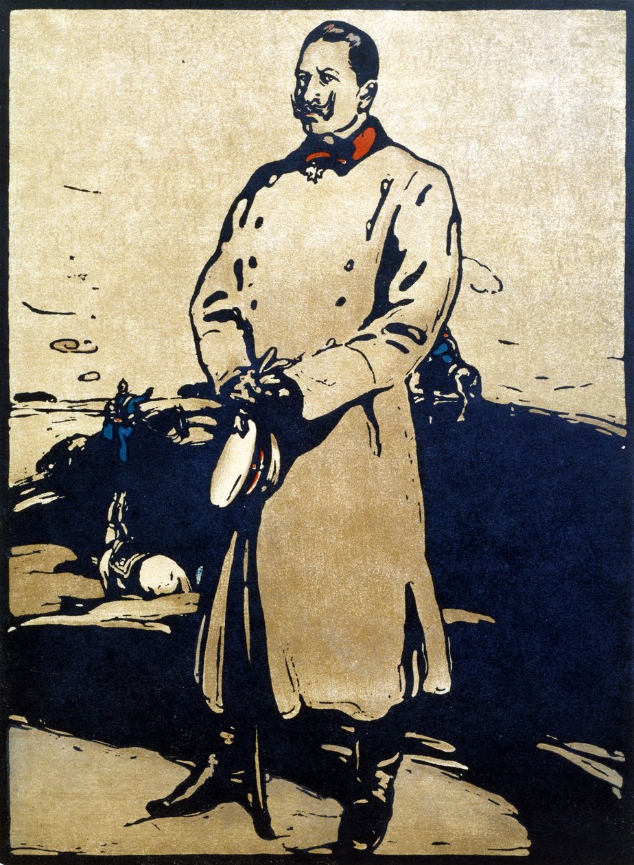 Kaiser Wilhelm II (1859-1941) illustration fra 