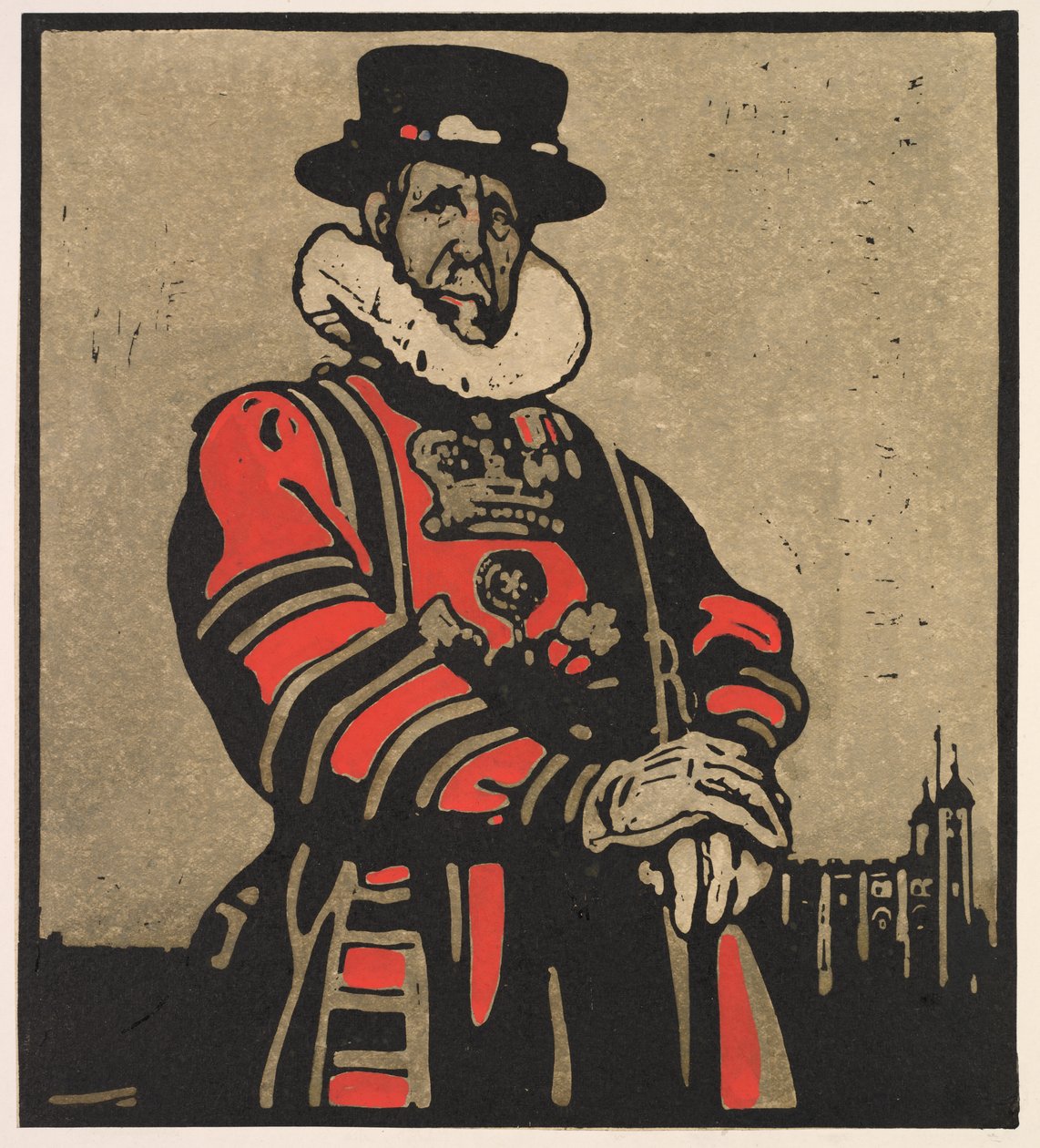 London-typer: Oksekød-spiser af William Nicholson