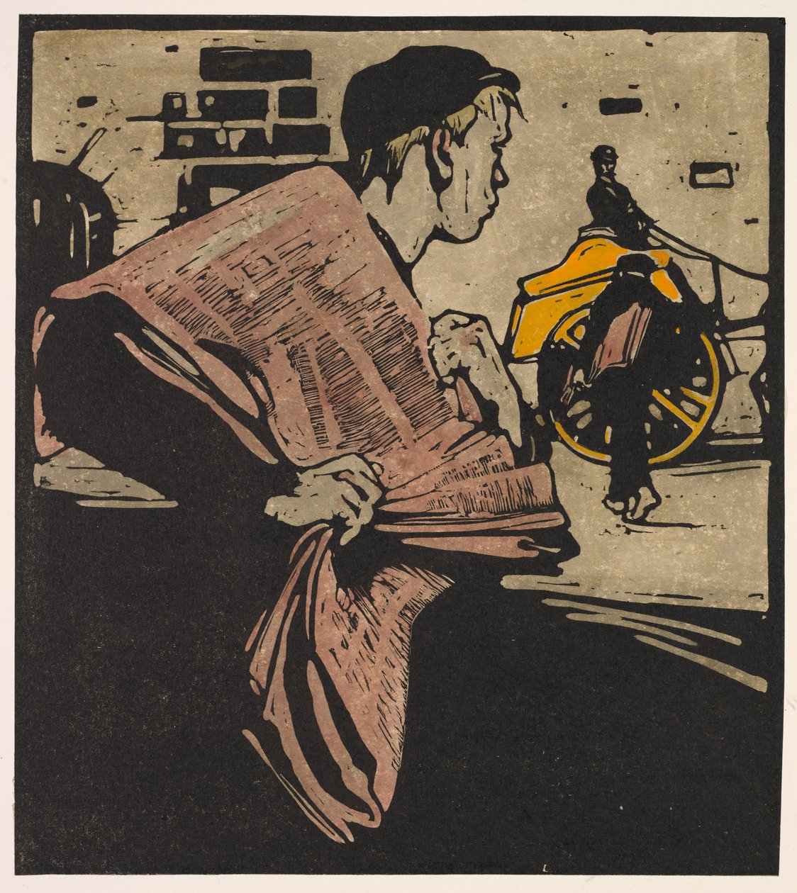 London-typer: News-boy af William Nicholson