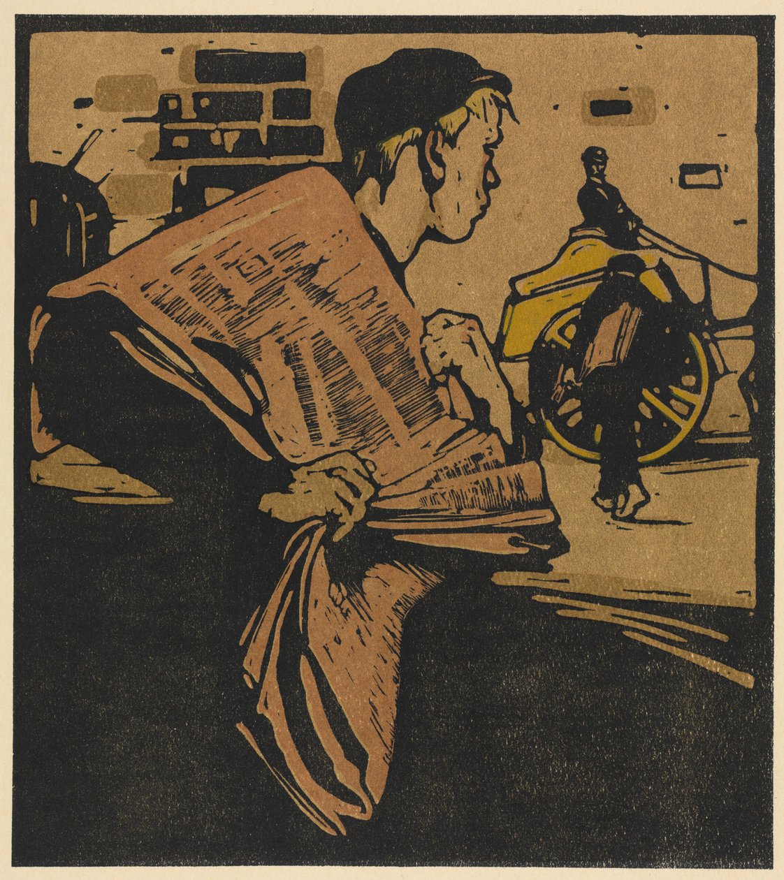London-typer: Avisdreng af William Nicholson