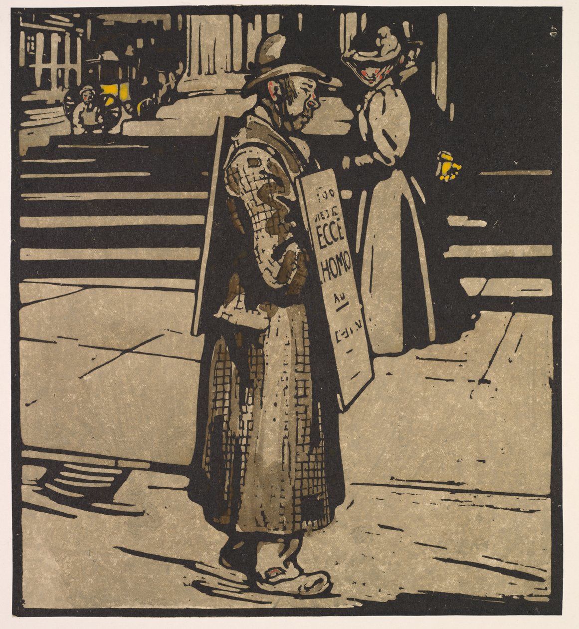 London-typer: Sandwich-Man af William Nicholson