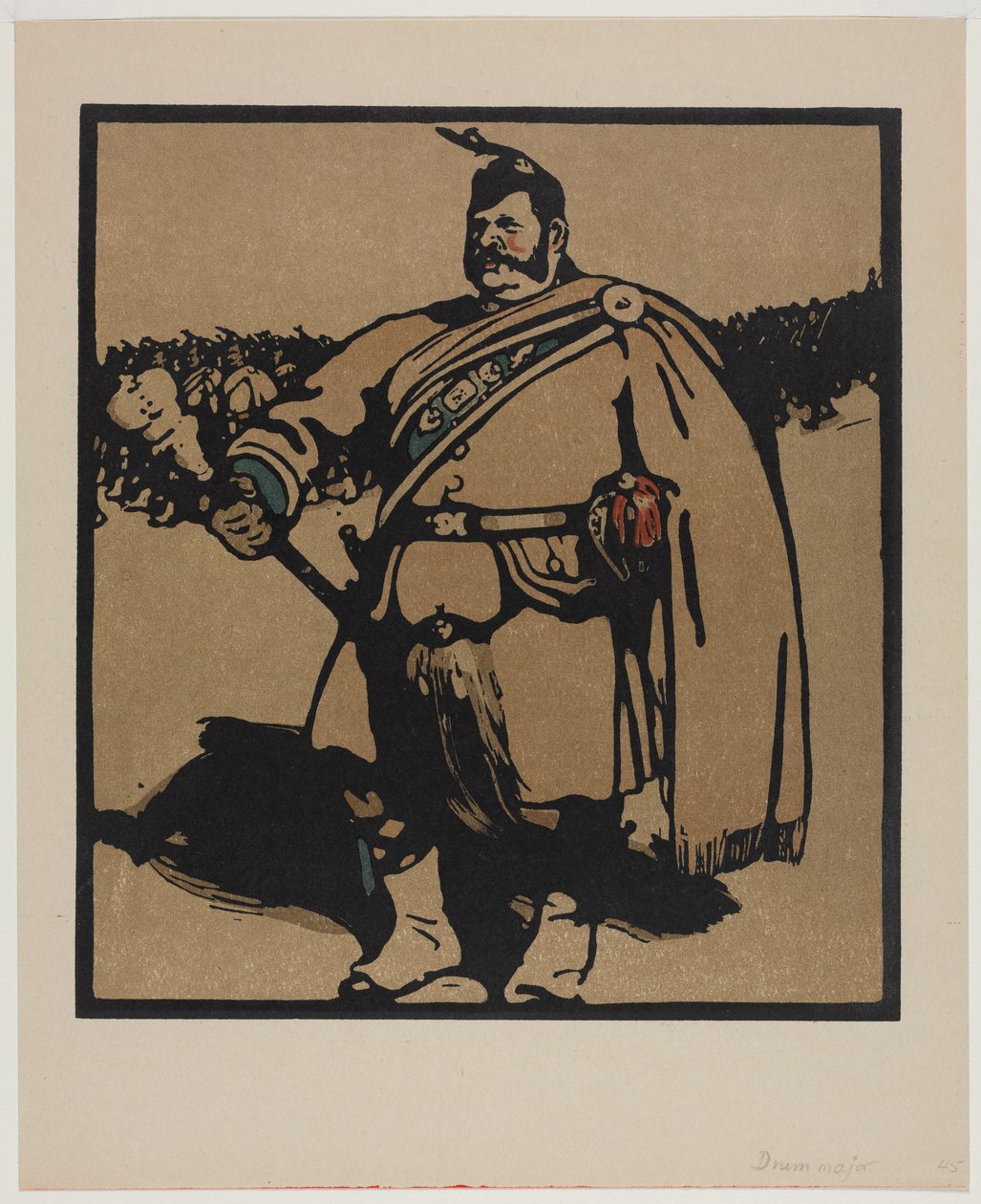 London-typer: Trommemajoren af William Nicholson