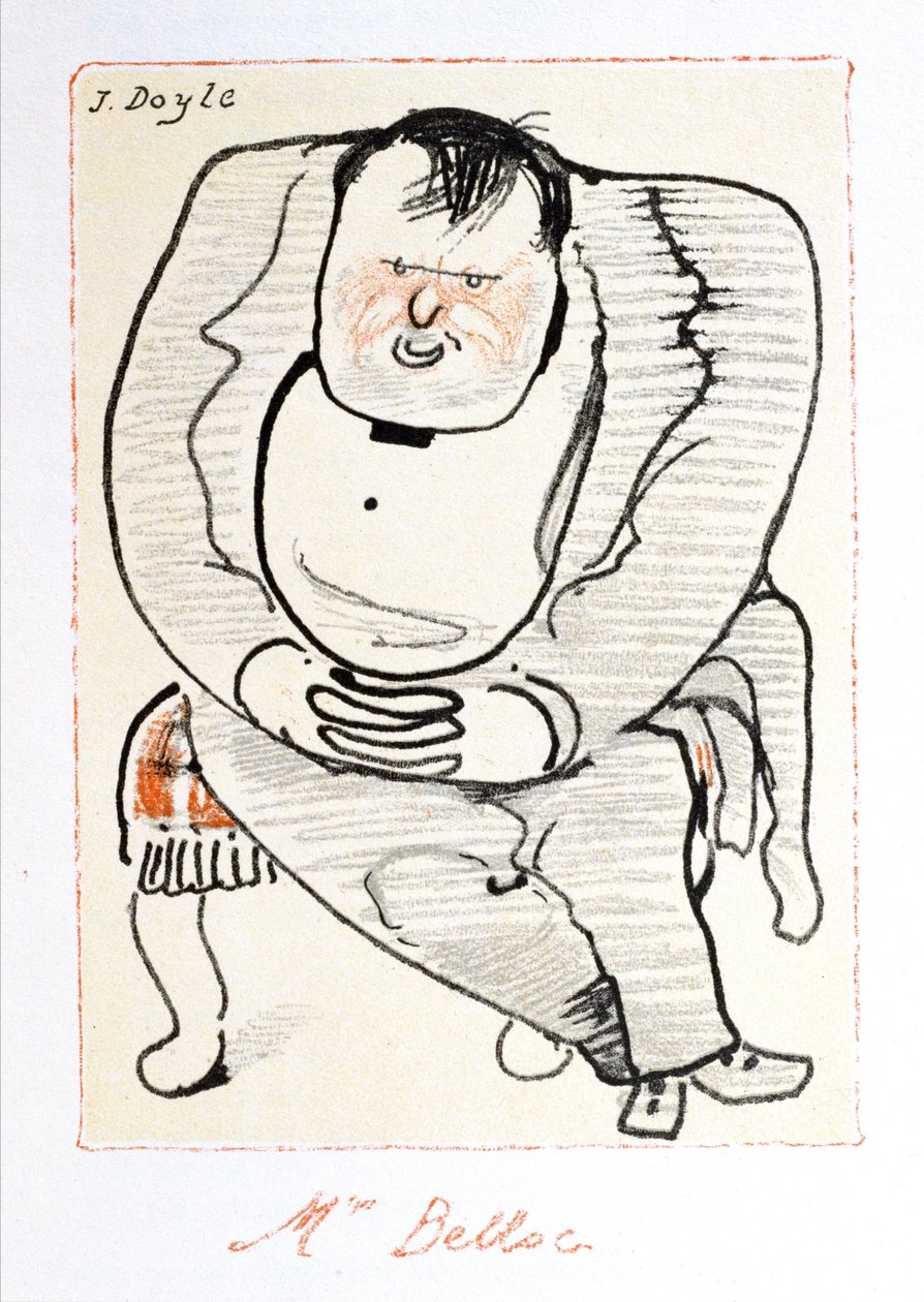 Mr Belloc, illustration fra 