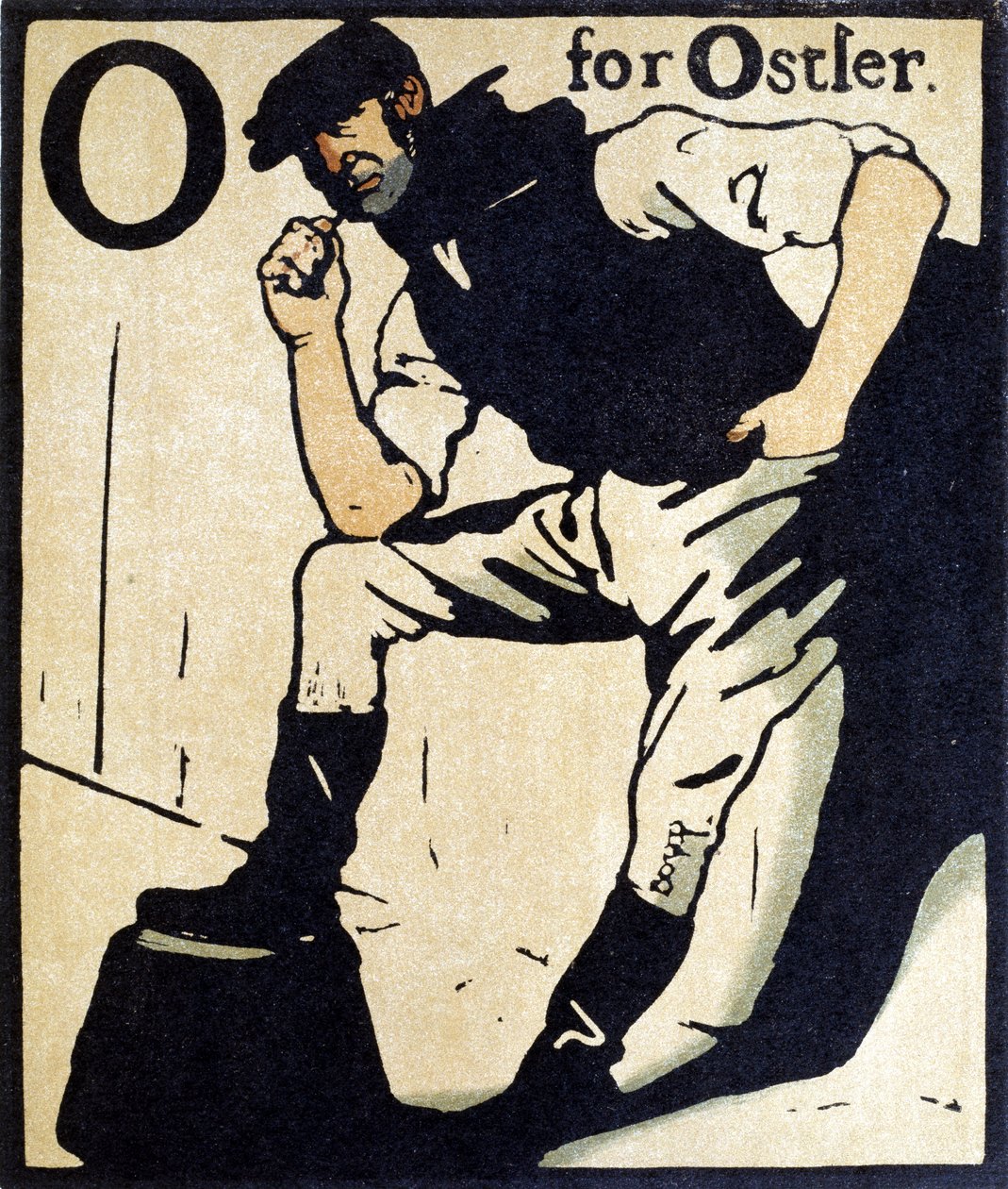 O for Ostler, illustration fra 