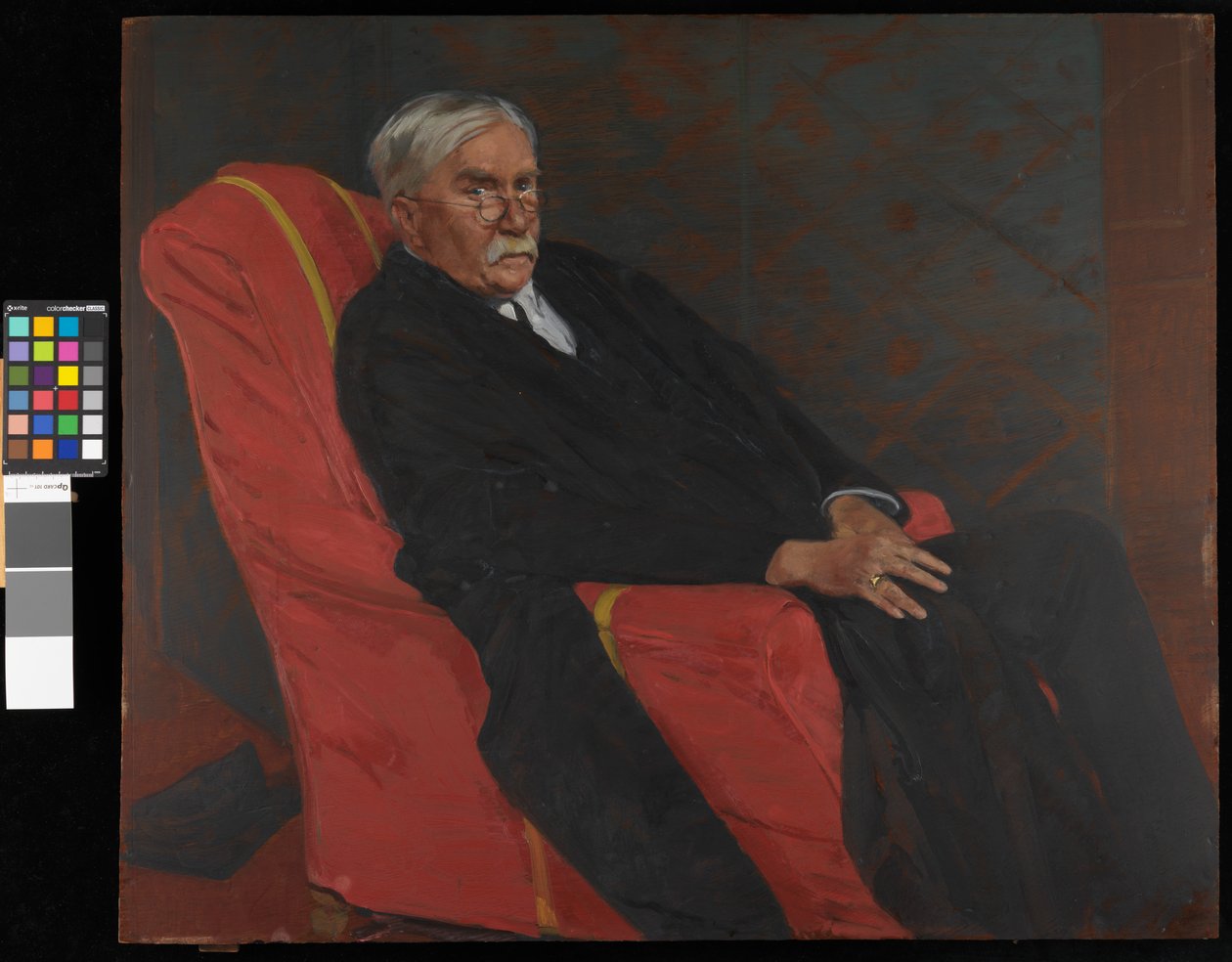 Portræt af Dr. A.C. Benson af William Nicholson