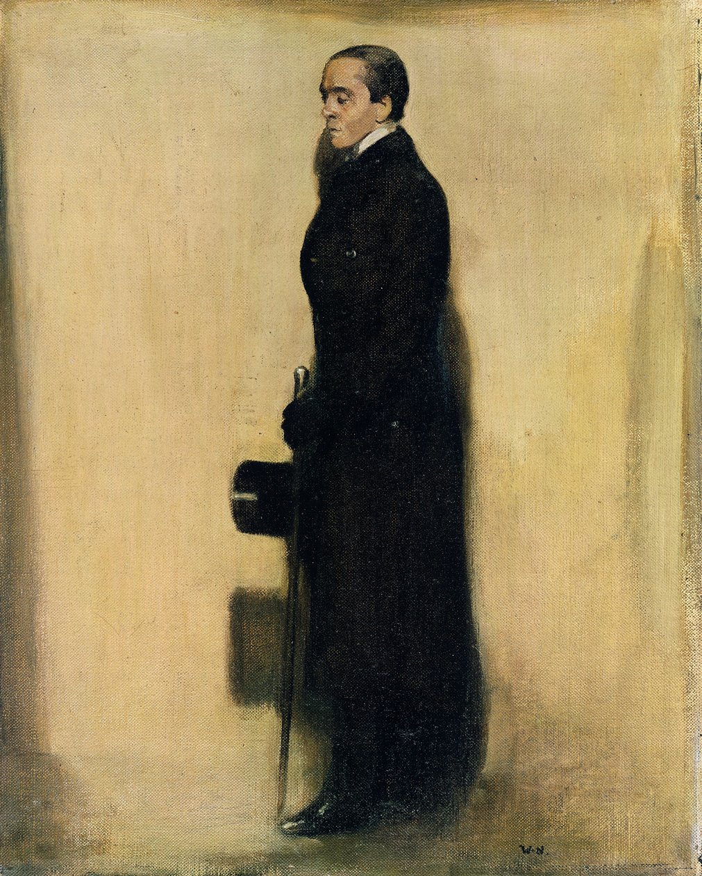 Portræt af Henry Maximilian Beerbohm af William Nicholson