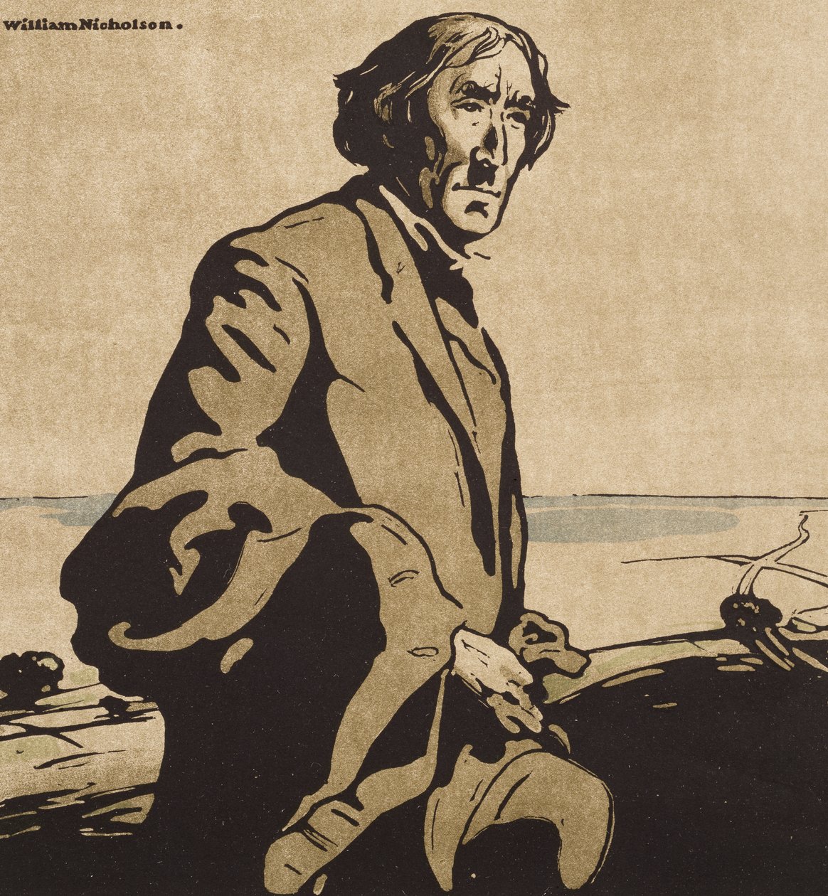 Portræt af Sir Henry Irving, fra 