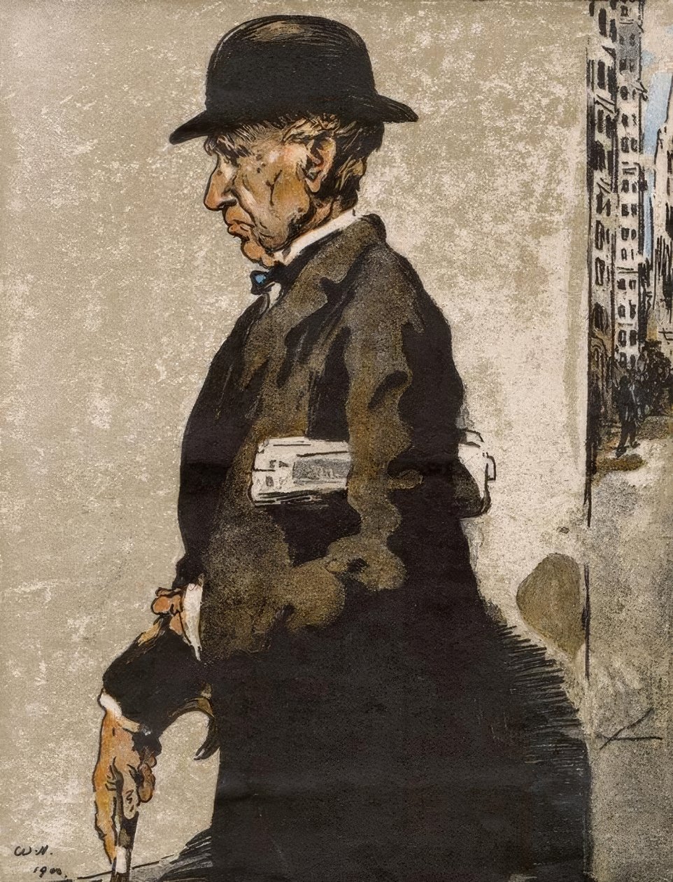 Russell Sage af William Nicholson