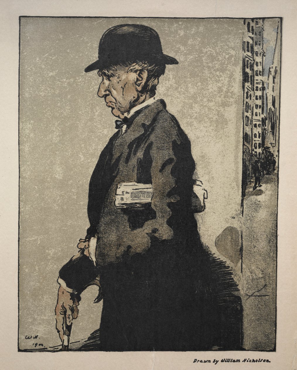 Russell Sage af William Nicholson