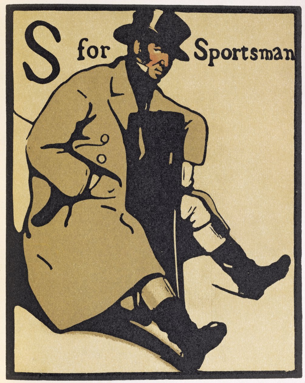 S for Sportsman, illustration fra 