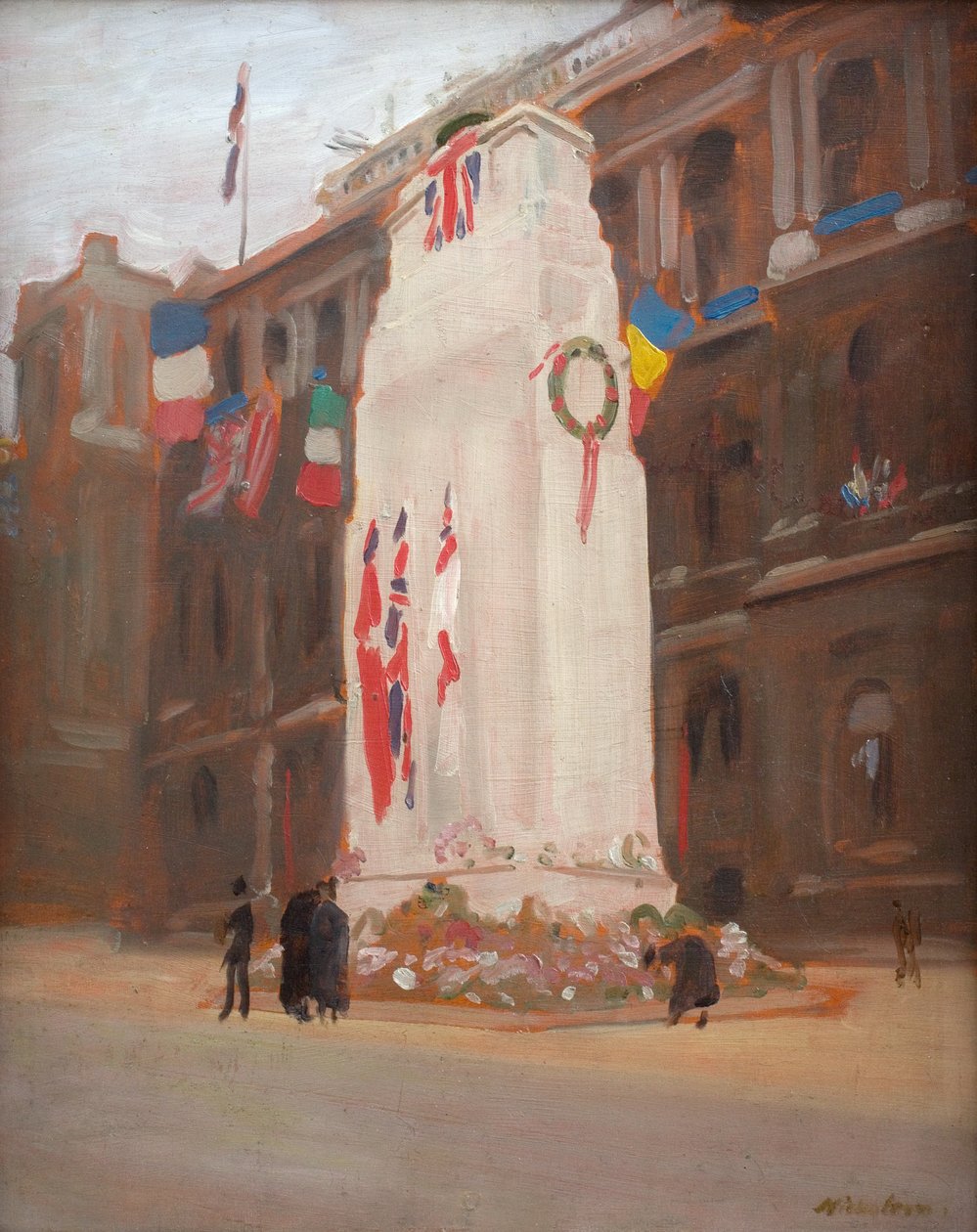 Cenotaf (morgenens fredsprocession) af William Nicholson