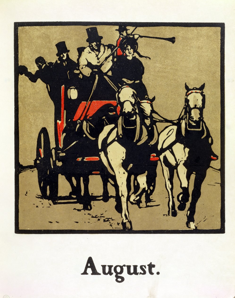 August måned, fra 