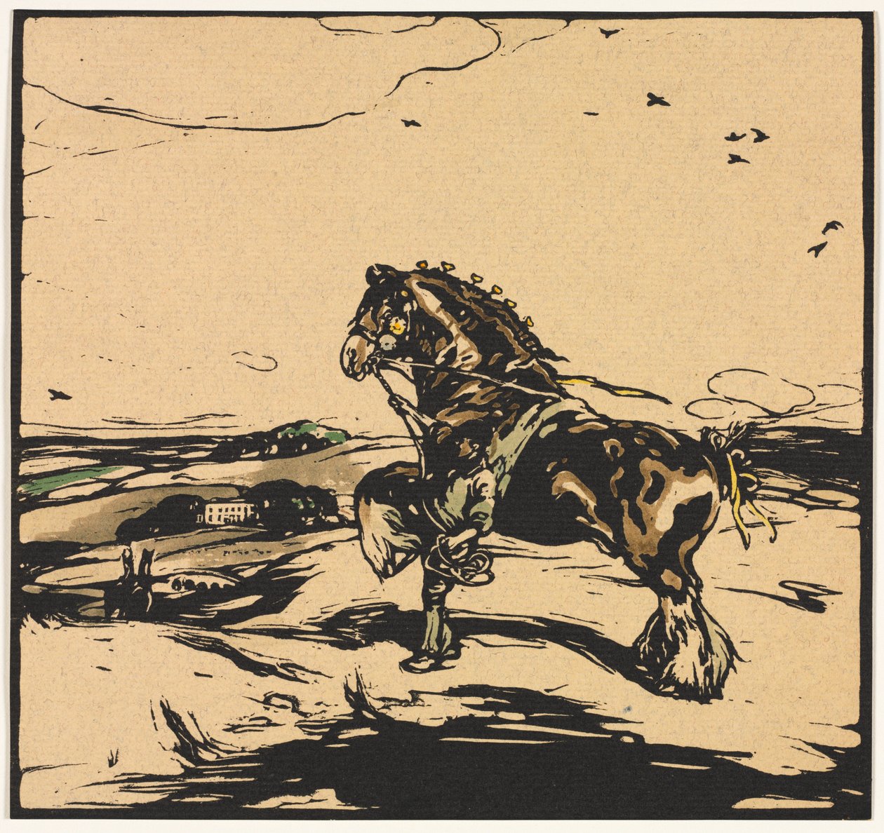 Shire-hesten af William Nicholson