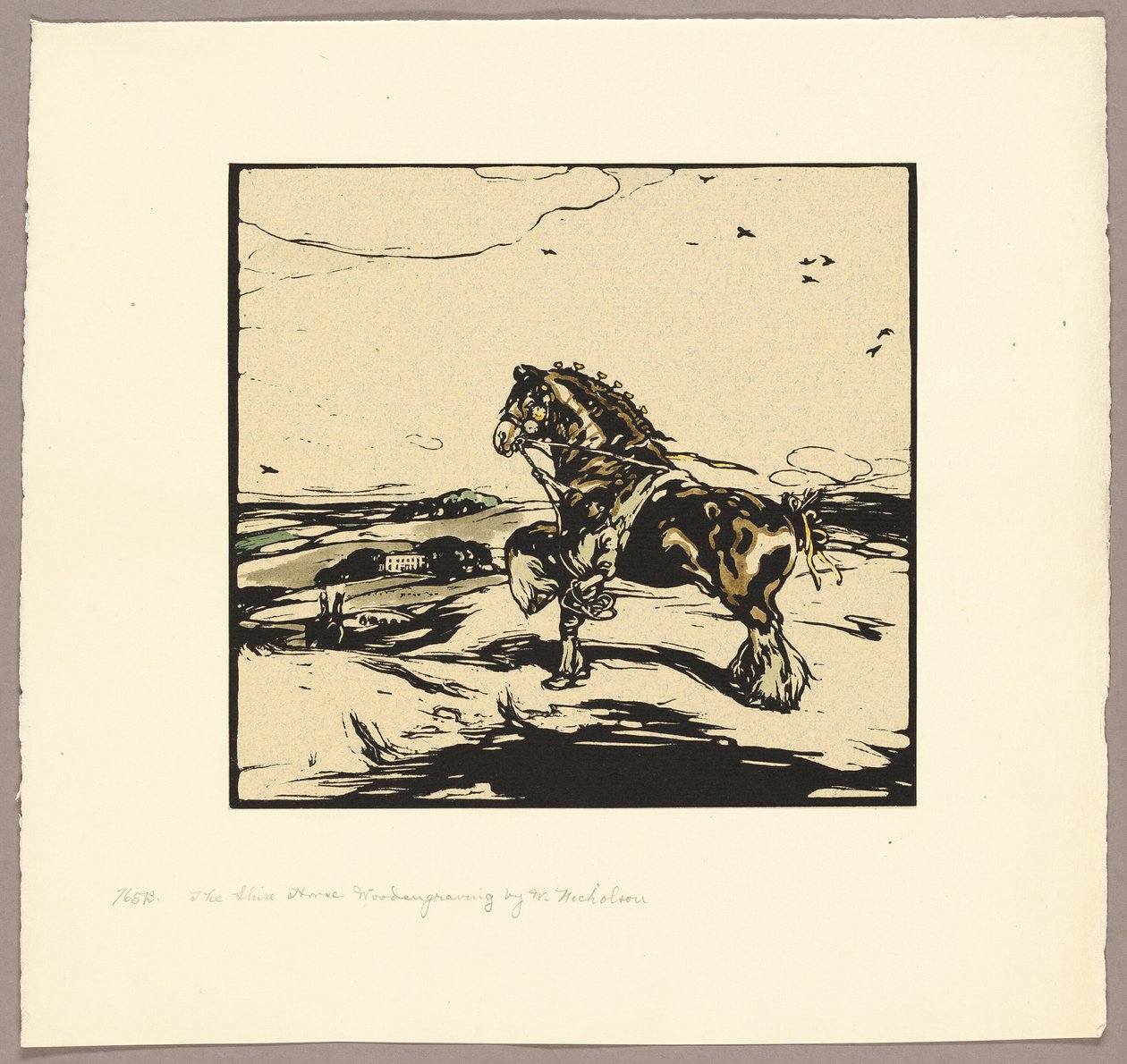 Shire-hesten af William Nicholson