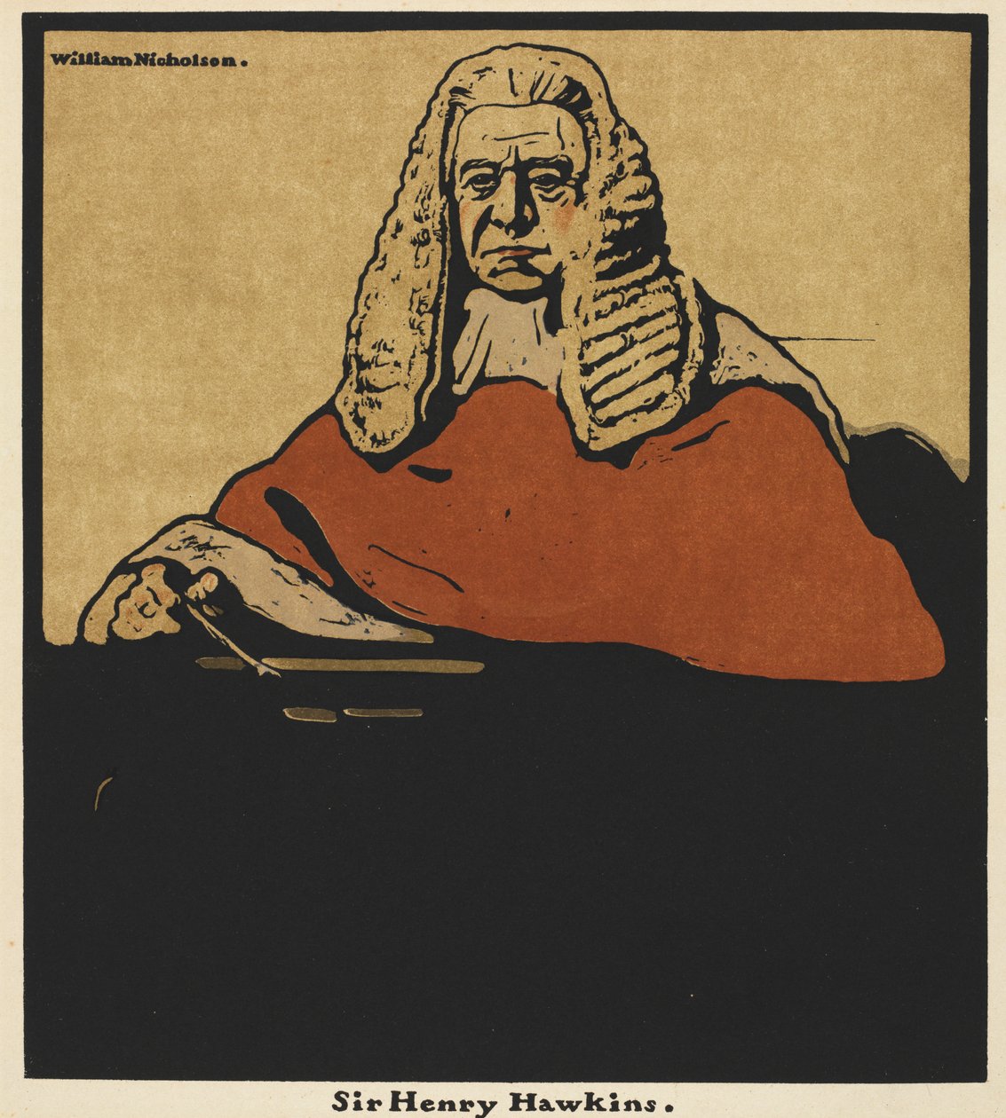 Tolv portrætter: Sir Henry Hawkins af William Nicholson