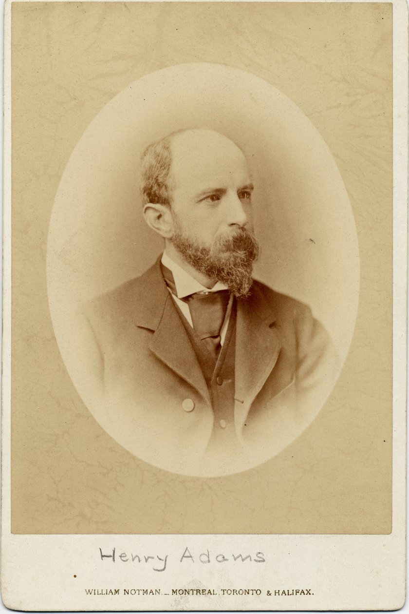 Henry Adams (1838-1918), amerikansk historiker (albumfoto) af William Notman