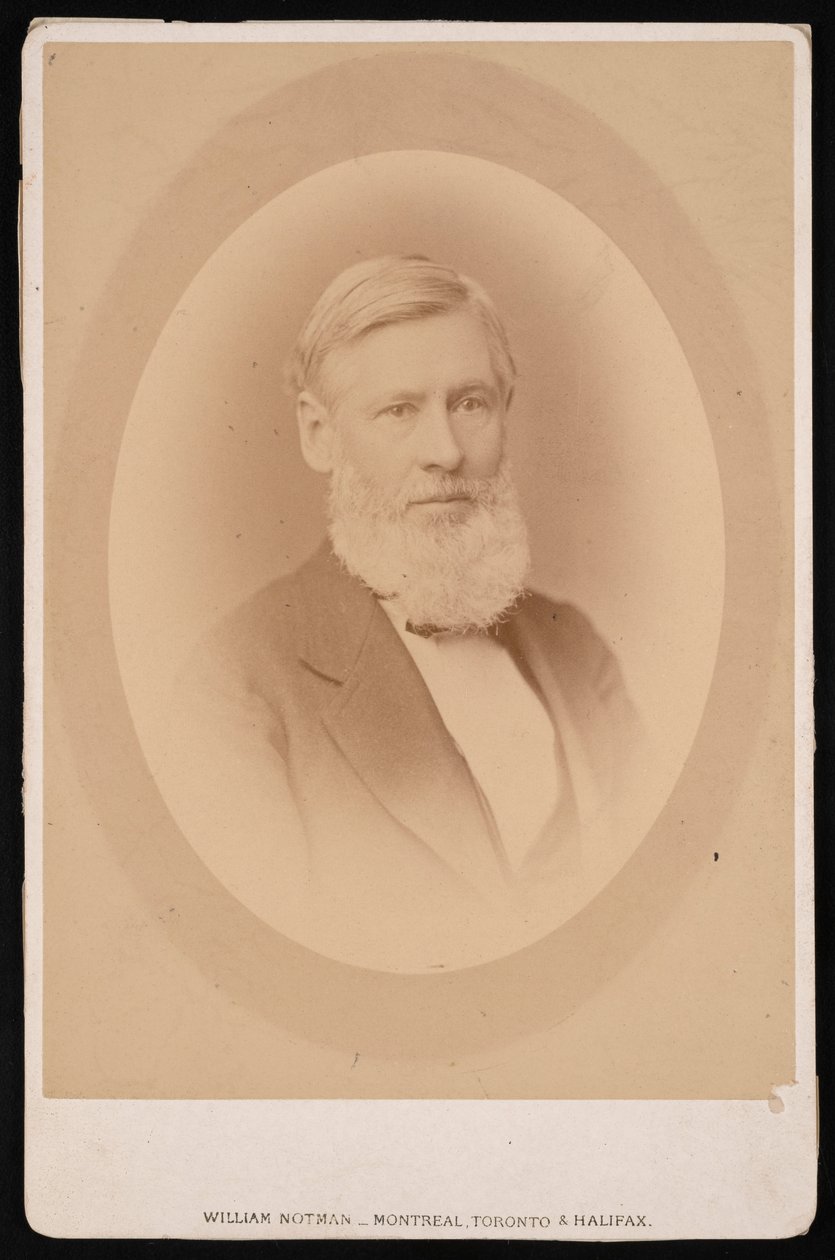Portræt af Asa Gray 1810-1888, før 1876. af William Notman