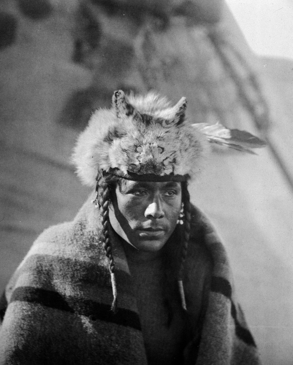 Prairie Indians, Canada, slutningen af det 19. århundrede - Fotografi af Nottman af William Notman