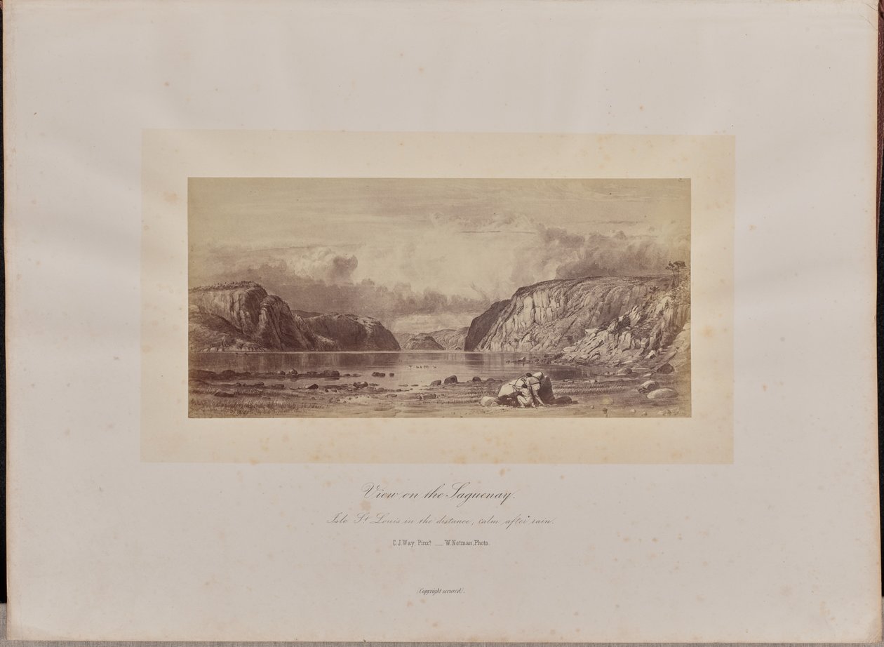 Udsigt over Saguenay af William Notman