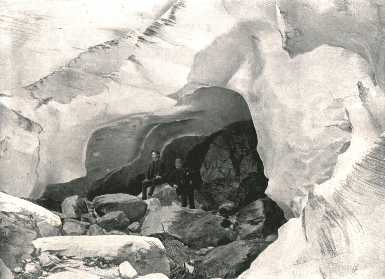 The Rockies: ishule i den store gletscher, Mount Sir Donald, Canada, 1895. af William Notman and Son
