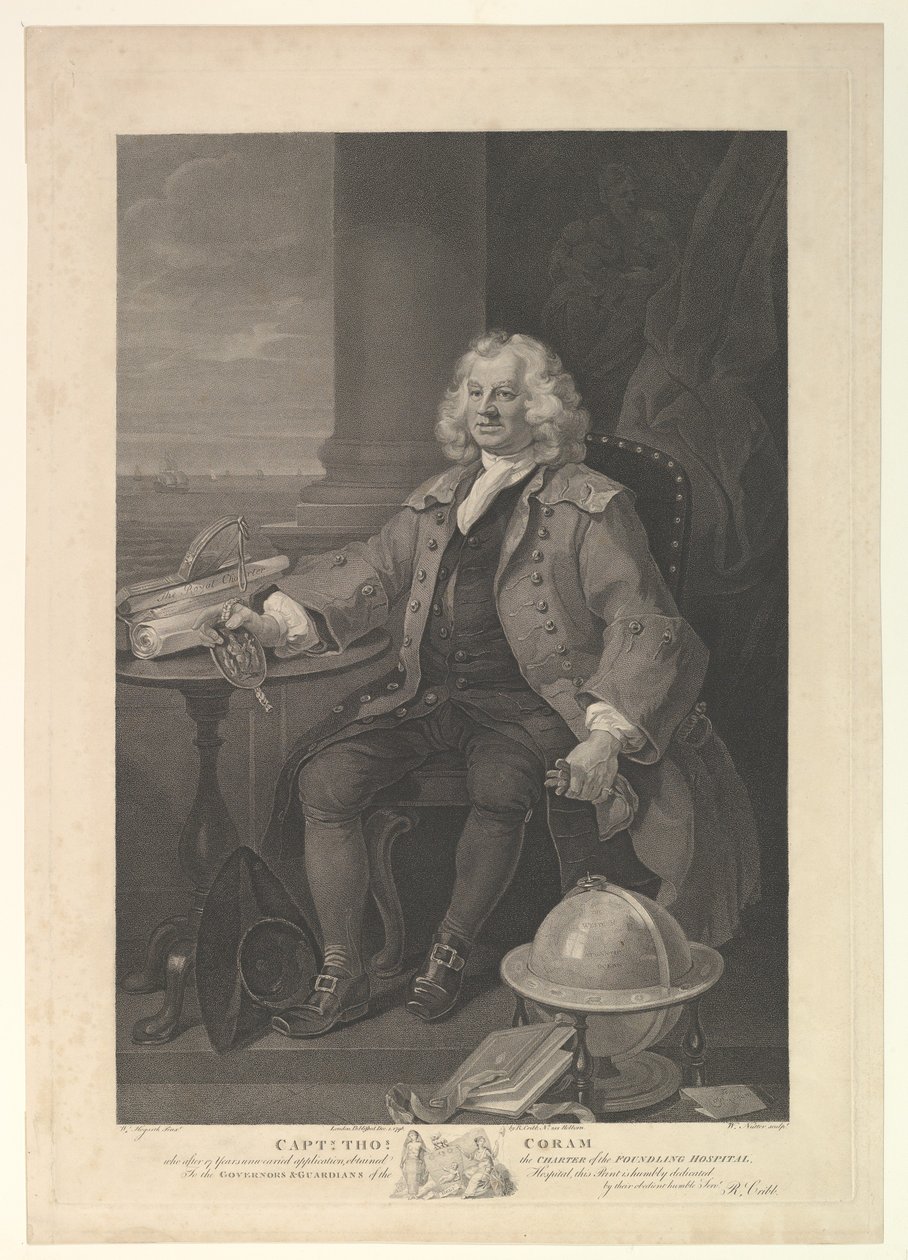 Kaptajn Thomas Coram, 1. december 1796. af William Nutter