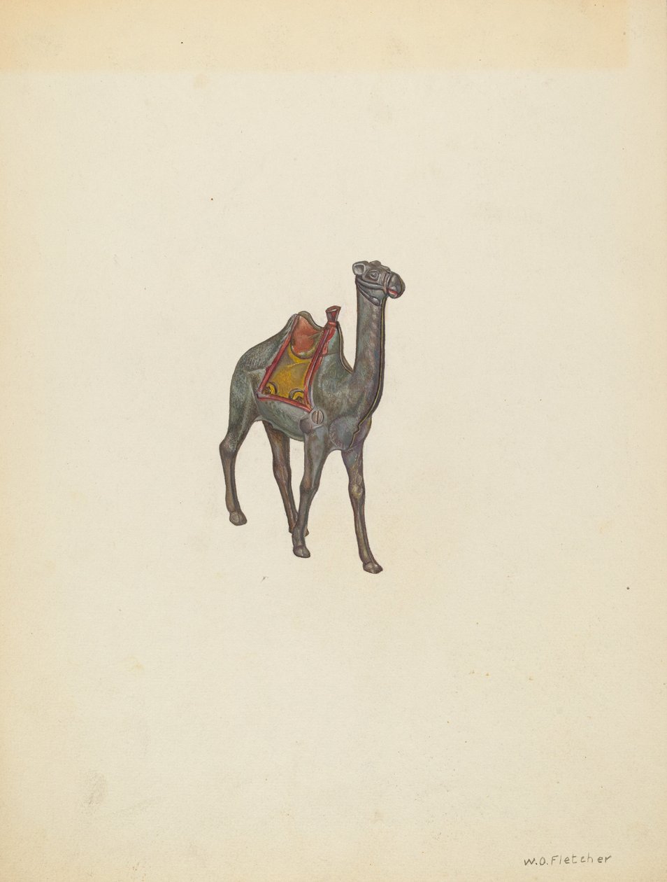 Bank Camel, ca. 1940. af William O. Fletcher