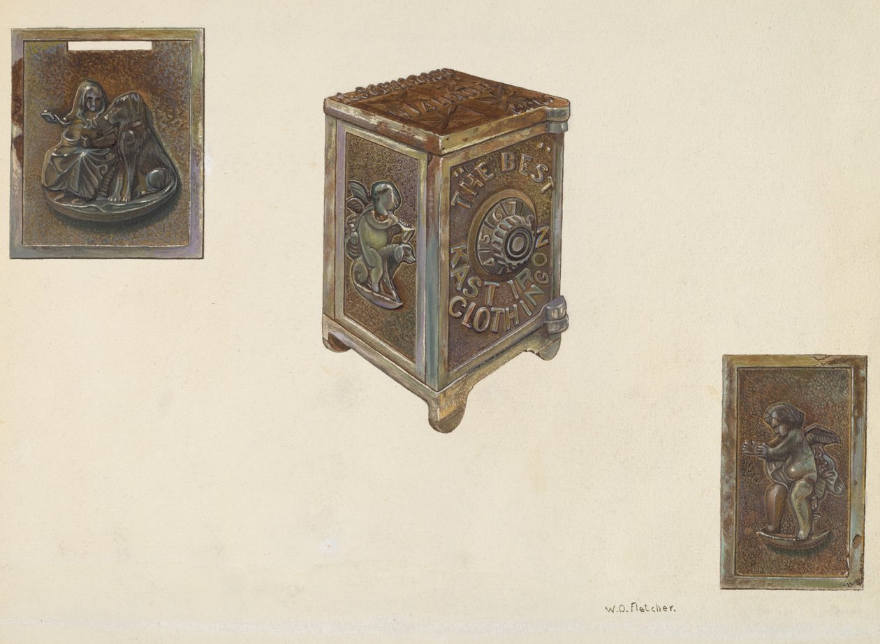 Safe Bank, ca. 1940. af William O. Fletcher
