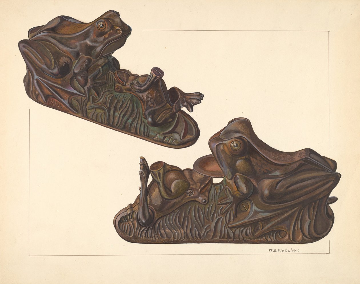 Legetøjsbank: Frog, 19351942. af William O. Fletcher
