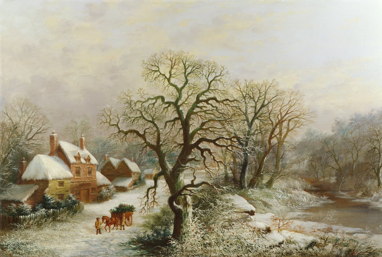Holly Cart, 1800-tallet af William Oliver Stone