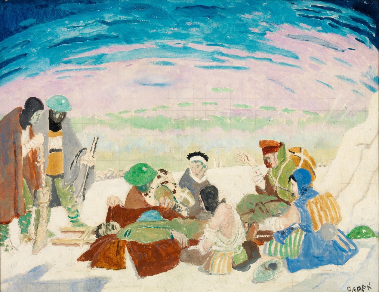Død i sneen af William Orpen