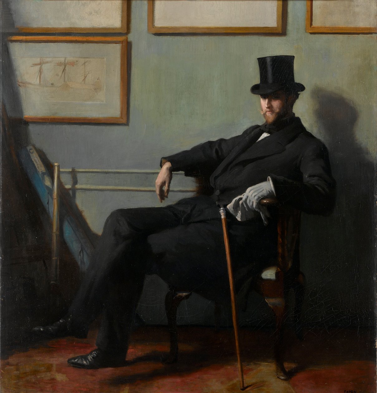 Herbert Barnard John Everett (1877-1949), ca. 1900 (olie på lærred) af William Orpen