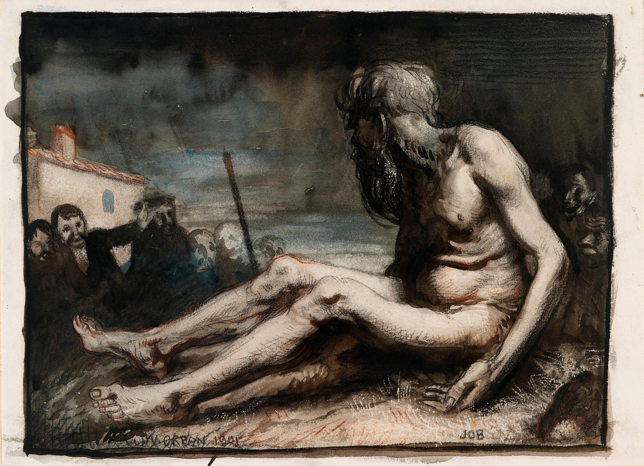 Job på møddingen af William Orpen