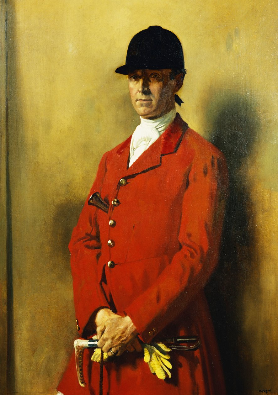 Portræt af kaptajn Marshall Roberts, Master of the Fox Hounds, 1926 af William Orpen