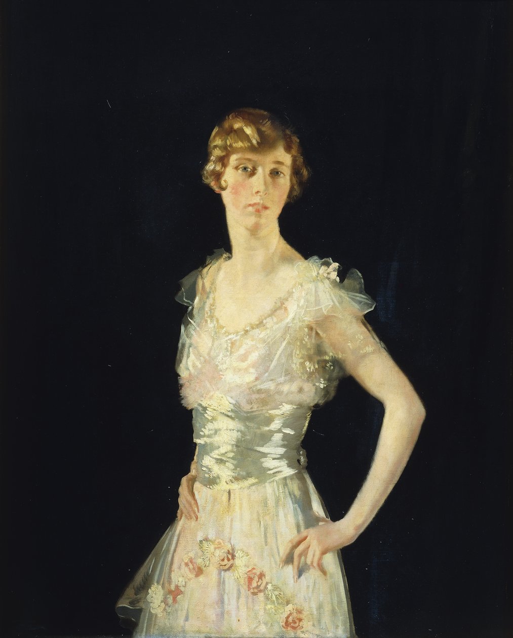 Portræt af Gardenia, trekvart længde, 1915 af William Orpen