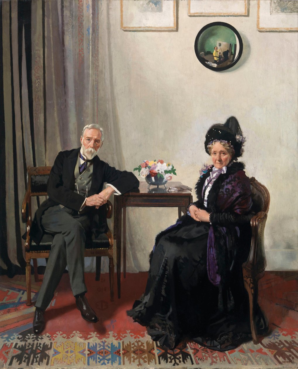 Portræt af kunstnerens forældre af William Orpen