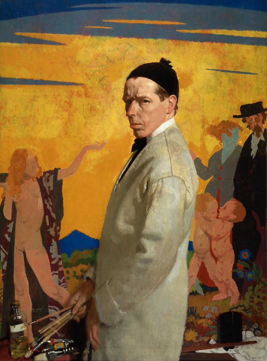 Selvportræt af William Orpen